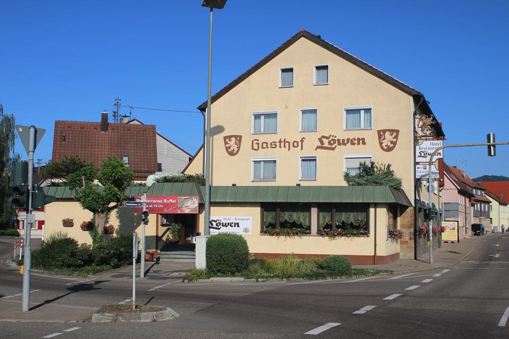 Hotel-Restaurant Lowen Süßen Exterior foto